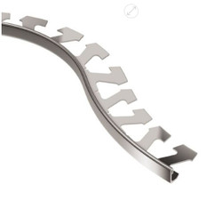 Schluter Schiene Radius 8' Stainless Steel Profile